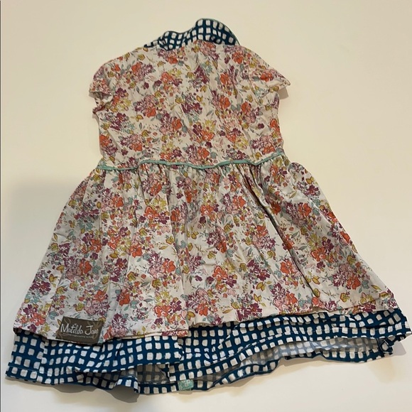 Matilda Jane Floral Dress with Blue Accents - Picture 5 of 7